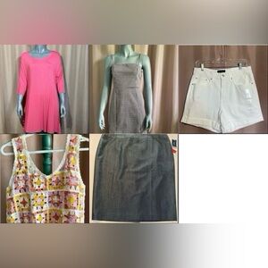 Medium Summer Bundle NWT & GUC 2 Dresses, shorts, top, and skirt